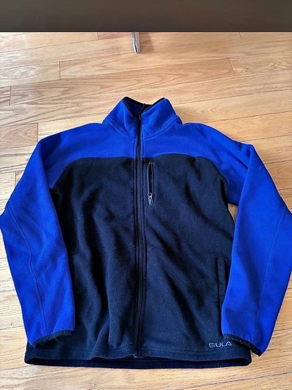 Bula Men's Fleece Jacket Blue & Black Size Medium